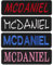 Custom name patch 2 pieces Personalized embroidery name tag, custom badge rocker patches Military Tactical patch for bags,vest,Jackets, and Work shirts iron on sew on hook and loop (name patch)