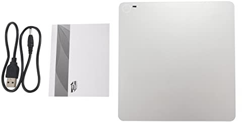 Unidad de DVD Blu Ray 3D externa, USB 3.0 y tipo C, reproductor de CD y DVD, grabadora de CD y DVD ultra con ranura