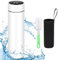 Flintronic Taza de Viaje, Termo de 500 ml, Termo de Acero Inoxidable 304, Pantalla táctil LED de Temperatura Inteligente, Aislamiento de Doble Pared, Aislamiento al vacío - Blanco