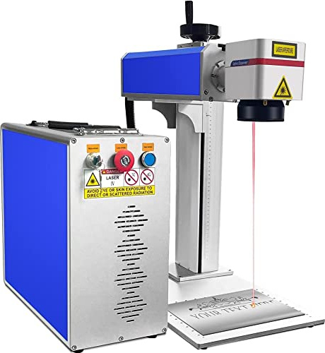 Incisore Laser a Fibra 30W Macchina per Incisione Laser Incisore Laser Metallo Incisore Laser Engraver Fiber Laser Fibra 150x150mm 800mm/s 1064nm 220 V per Metalli Alluminio Acciaio Gioielli etc.(30W)