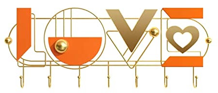 Percheros para pared Colgador de ropa montado en la pared, almacenamiento de llaves, puerta de entrada de pared, estante for ropa, colgador de puerta de entrada, gancho ligero de lujo Perchero