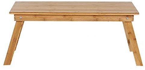 Großes japanisches Bambus-Laptop-Tablett Boden Schreibtisch Frühstückstablett mit klappbaren Beinen Laptop-Ständer für Bett und Sofa tragbar und verstellbar (XXXL Größe)