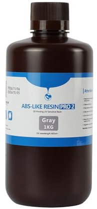 UV-Curing Printer Resin, High Precision Resin, Low Odor Resin, Photopolymer Resin, Printer Resin Portable Tough Photosensitive Resin, Low Odor, High Precision UV-Curing Resin for Most Printers