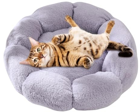 Weiches Katzenhaus Plüsch, Waschbares Katzenest, Kuschelig, Warm,