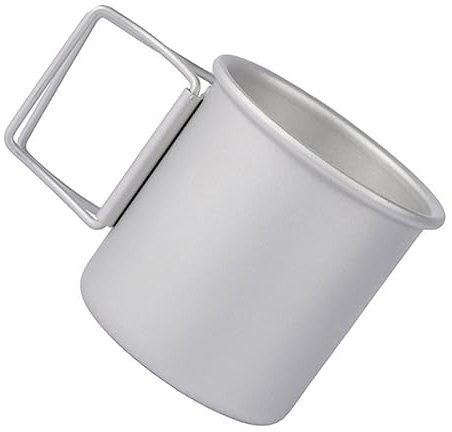 UKCOCO 1 Pièce Tasse de Camping Aluminium Mug Portable pour Activités Extérieures pour Randonnée Camping