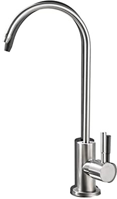 GGYTMQL 1/4 Küchenarmaturen Direkte Trinkwasserreiniger Wasserhahn für Küchenspüle Trinkwasser Anti-Osmose-Reiniger tapsus304 (schwarz)