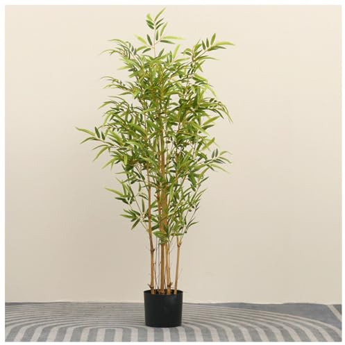 Plantas Artificiales Grandes De Bambú para Exteriores E Interiores, 3 Pies, 4 Pies, 5 Pies Y 6 Pies De Alto, árbol De Imitación De Seda De Bambú Falso, Decoración De Bricolaje(Size:0.9m/3ft Tall)