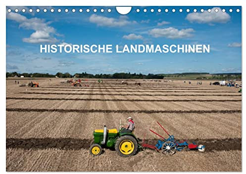 Historische Landmaschinen (Wandkalender 2025 DIN A4 quer), CALVENDO Monatskalender: Fotos von alten Traktoren (CALVENDO Technologie)