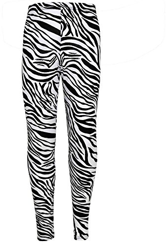 A2Z 4 Kids Girls Legging Comic Graffiti Floral Leopard - Legging Zebra 13