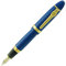 Erofa Jinhao 159 Fountain Pen Medium Nib Size, Golden Clip Calligraphy Pen (Blue)
