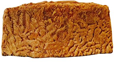 Karakul Jinnah Mütze aus Kufi-Schafwolle, russische Lammwollmütze Gr. L, hautfarben