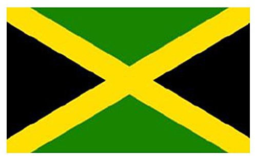 Drapeau national de la Jamaïque 152 x 91 cm
