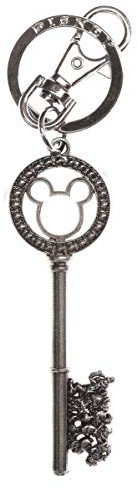 Disney Port-clés en Argent - Mickey et Porte-clés de Clé de Bande