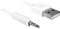 Delock 20-83182 Cable USB-A Macho > Stereo Jack 3.5 mm Macho 4 Pin iPod Shuffle, 1 m