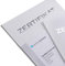 Betterpress 10 Blatt DIN A4, 150 g/m² Vordrucke Zertifikat - ideal für Urkunde, Certificate, Auszeichnung edel in silber geprägt Druckerpapier Karton Garantie, weiß