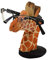 VIPbuy Lustige Brillenhalter Holz Handgeschnitzt Brillenständer Tierform Sonnenbrillenhalter und Brillenablage Gläser Aufbewahrung Geschenk für Kinder Schreibtisch Heimbüro Deko (Giraffe)
