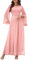 DRESSTELLS Damen Hochzeitsgast Kleid Abendkleid Elegant für Hochzeit Kleid Festliches Kleid Damen Hochzeit Blush XL