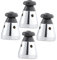 4pcs Pressure Cooker Safety Valve jiggers Pressure Relief Canning Weights steam canner Whistle Cover Replacement Jigger Valve Stainless Steel Restrictor Valve Stress