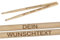 Drumsticks Hickory personalisiert mit hochwertiger Gravur - Laserung | Naturfinish | 1 Paar | Made in Germany | Drummer Geschenke (5A) | Schlagzeug Sticks |Trommelstöcke handgefertigt