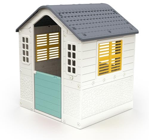 Dolu Maison de jeu d'extérieur pour enfants - Blanc