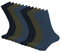 BOSS Herren Business Socken Strümpfe RS Uni CC 6 Paar, Farbe:Mehrfarbig, Größe:39-42, Artikel:-964 navy/denim/olive