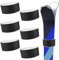 NHQ 6 Stück Ski Befestigungsbänder,Ski Tragegurte,Skibänder Klett,Skibänder Klett Ski Strap,Tragegurt Verstellbare Ski,Skihalterung Zum Tragen,Snowboard Zubehör für Ski und Skistöcke