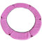 Mini Trampolin Randabdeckung 120 140 150cm, Federabdeckung, Trampolinzubehör, Randschutz, Sicherheitsmatte, UV-resistent, Reißfestes(Pink,1.4m)