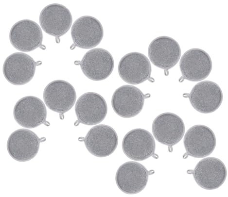 BESTYASH 20piezas Esponjas De Fregar De Doble Cara Estropajos De Cocina De Nylon Alta Absorción No Retienen Aceite Adecuados para Lavavajillas Baños y Muebles