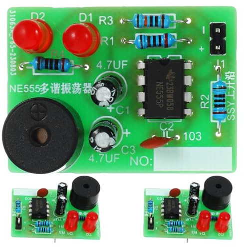 CONGARTENO Welding Soldering Practice Kit 3 Sets DIY Electronics Flash Circuit Board with Led Flasher for Beginners Hobbyists Soldering Training Tool