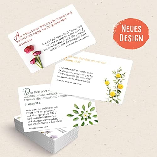 Vertrauen: Spruchkärtchen mit Bibelworten