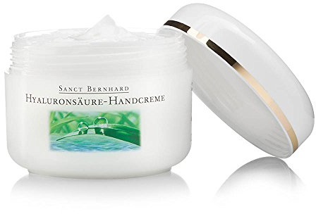 Sanct Bernhard Hyaluronsäure-Handcreme mit Allantoin, Collagen, Hagebuttenkernöl 125 ml