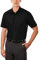 Van Heusen Men's Short Sleeve Dress Shirt Regular Fit Poplin Solid, Black, 18 Neck