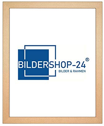 Bildershop-24 Bilderrahmen Monza in BUCHE in 60 X 80 Fotorahmen, Wechselrahmen, Posterrahmen, Puzzlerahmen