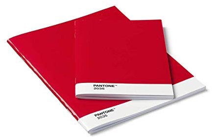 Pantone Blanko-Hefte, Booklet 2er-Set, Red 2035