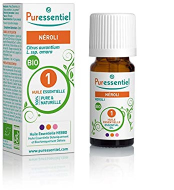Puressentiel - Huile Essentielle Néroli - Bio - 100% pure et naturelle - HEBBD - 2 ml