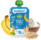 Smileat - Pouch de Frutas Ecológicas - Sin Sal ni Azúcar Añadido, Sin Gluten - Snack Práctico para Peques - Sabor a Yogur Avena