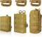 EEEKit Molle Pouches, 3 Pack Water Bottle Pouch, Tactical EDC Utility Pouches with 3 Carabiners for Hiking Hunting Camping