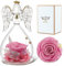 Sunia Ewige Rose Engel Geschenke für Frauen, Engel Figur Geschenke für Mama, Geburtstagsgeschenk für Frauen, Mutter Oma Geschenk, Schutzengel Rose Geschenke zum Muttertag Weihnachten Valentinstag
