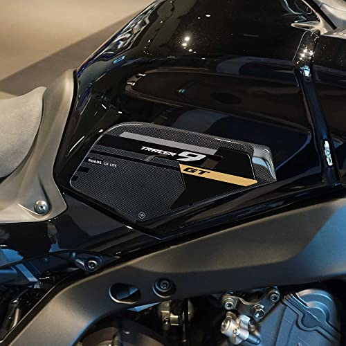 labelbike - Adesivi in Resina 3D Decorazioni e Protezioni Laterali di Moto Serbatoio compatibili con Yamaha Tracer 9 GT