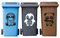 Cartoon Animals Wheelie Bin Sticker Personalised House Number Sticker Wheely Bin Dustbin