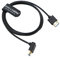 Alvin's Cables 8K HDMI 2.1 Hochgeschwindigkeitskabel, dünn, HDMI auf HDMI, Winkel nach oben, für Atomos Ninja V Monitor, Z CAM E2, für Sony FS5 | FS7| A7S3 Fotoapparate 6,6 ft | 2 m
