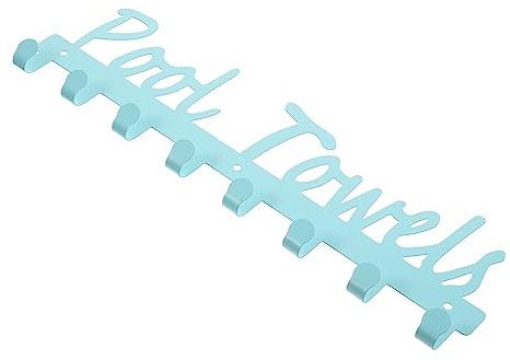 Zerodeko Gancho Para Toallas De Piscina Decoración Exterior Colgador De Toallas De Piscina Decoraciones De La Piscina Al Aire Toallero De Piscina Percha Pared Acero Carbono Mochila