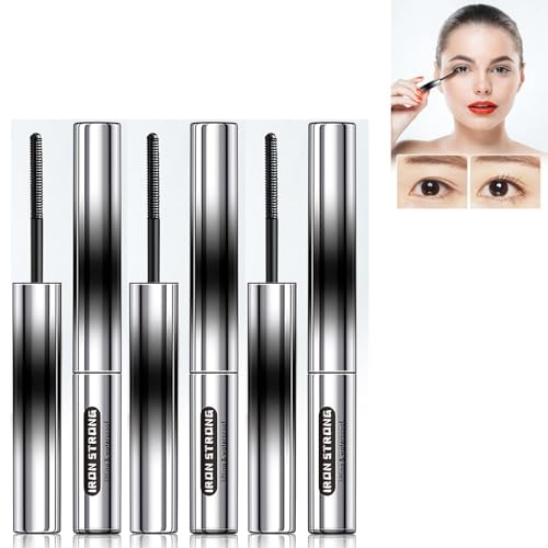 TheSosy Judydoll – 3D Curling Eyelash Iron Mascara, Judy Doll Iron Brush Mascara, Judydoll Mascara, Bristleless Washable Extra Slim Metal Mascara, Waterproof, Long Lasting (3 Stück)