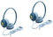 Gadpiparty 2pezzi Cuffie over Ear Per Ragazzo Ragazza Forma Di Dinosauro Antirumore e Cablate Per Musica e Apprendimento Design Creativo Con Cuscinetti Confortevoli e Microfono Per Scuola e