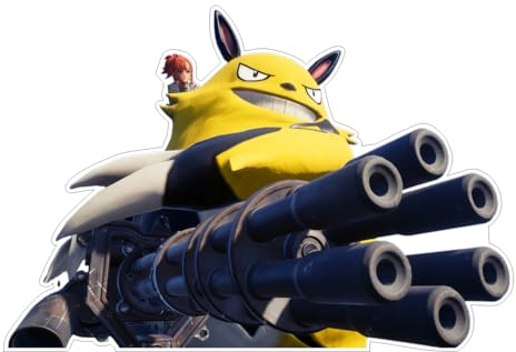 PalWorld Grizzbolt Sticker - Premium Vinyl-Aufkleber für Gaming-Fans, Wasserfest, UV-Beständig, Ideal für Laptop, Smartphone & Konsole