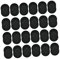 Beaupretty 24St Handhaarbürste lockenbürste curl brush shampoo bürste massage brush curly brush haarbürste lockiges haar lockenfönbürste Föhnbürste Fingerkamm Lockenwickler Reiniger Prämie