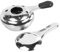 GLEAVI Candy and Chocolate Melting Pot Mini Fondue Pot Scioglie Candy Chocolate Oful Minutes Ideal for Cake Pops Cookies Cake Silver Silver