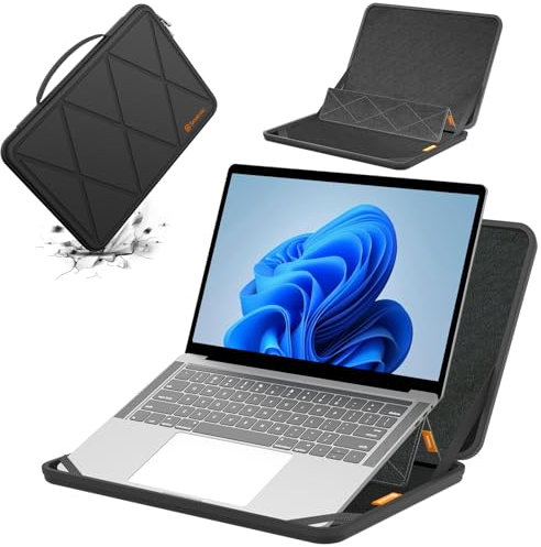 Smatree MS79 Custodia protettiva rigida in EVA con stand compatibile per 15,6 pollici Samsung Galaxy Book4/Galaxy Book3 Borsa per notebook
