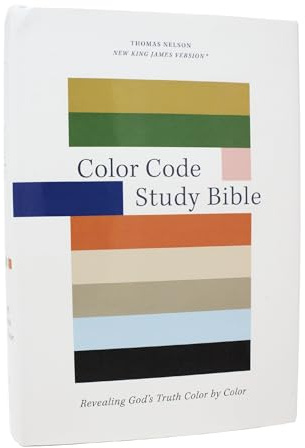 Color Code Study Bible, Revealing God's Truth Color by Color (NKJV, Hardcover, Red Letter): New King James Version, Easy-to-Use Color Code System, ... Maps, 1 Ribbon Marker, Words of Christ in Red