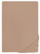 biberna Jersey-Elastic-Spannbetttuch 0077866 (Matratzenhöhe max. 25 cm) 1x 140x200 cm - 160x220 cm, Macchiato